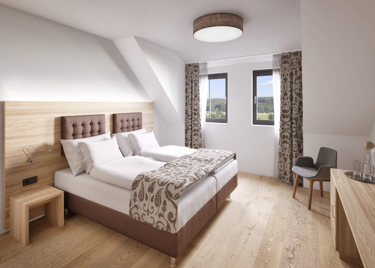 Hotelzimmer im Ristorante Rossano Design und Boutique Hotel Nürnberg