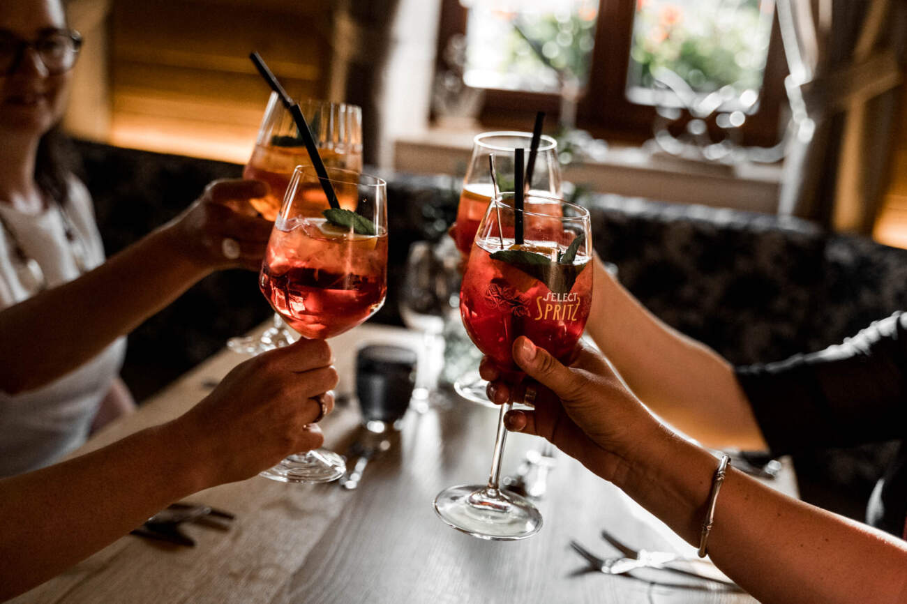 Ristorante Rossano bei Ansbach besondere Momente mit Aperol Select Spritz