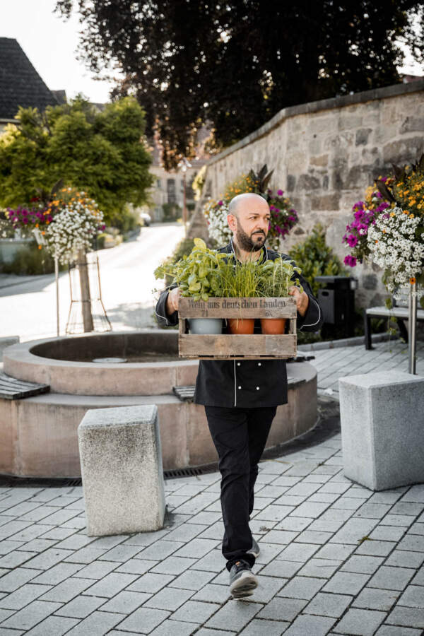 Ristorante Rossano bei Ansbach frische italienische kräuter regionale zutaten
