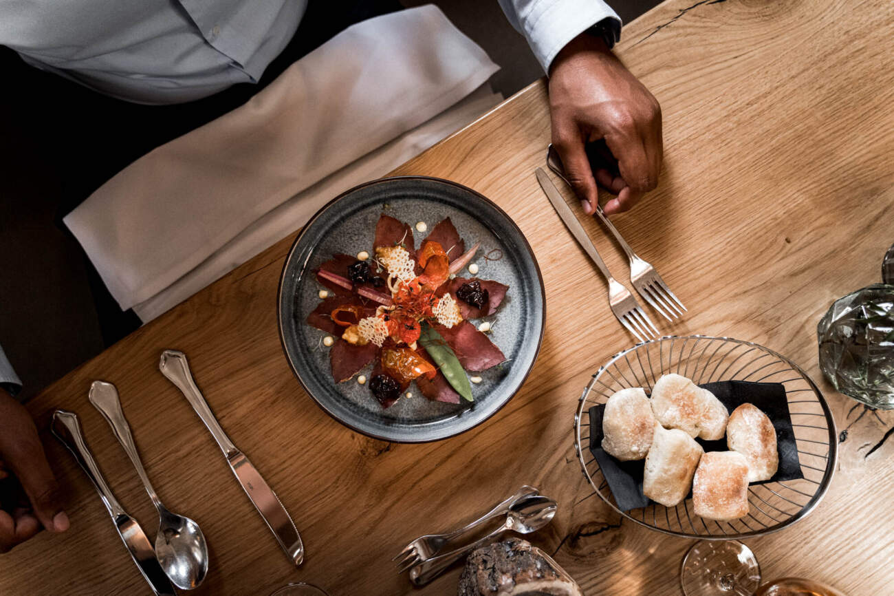 Ristorante Rossano bei Ansbach vorspeisen rinder carpaccio